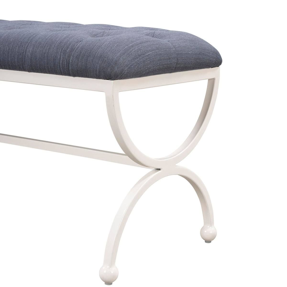 Gallery Long Bench, Hydrangea White