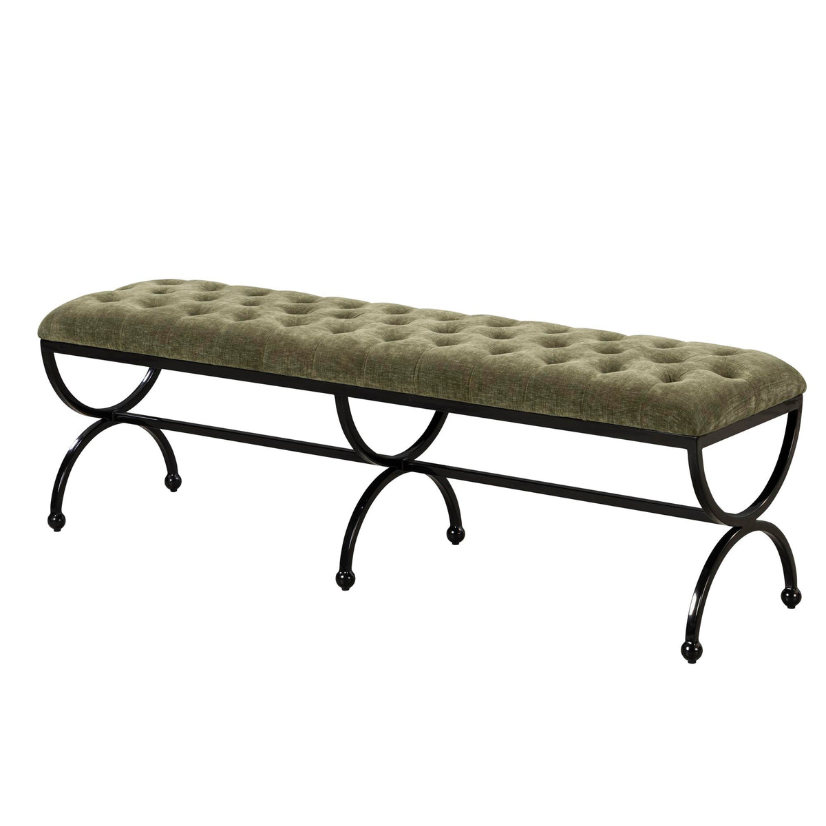 Gallery Long Bench, Jet Black