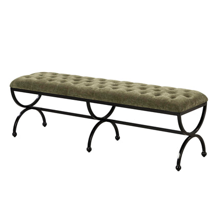 Gallery Long Bench, Jet Black