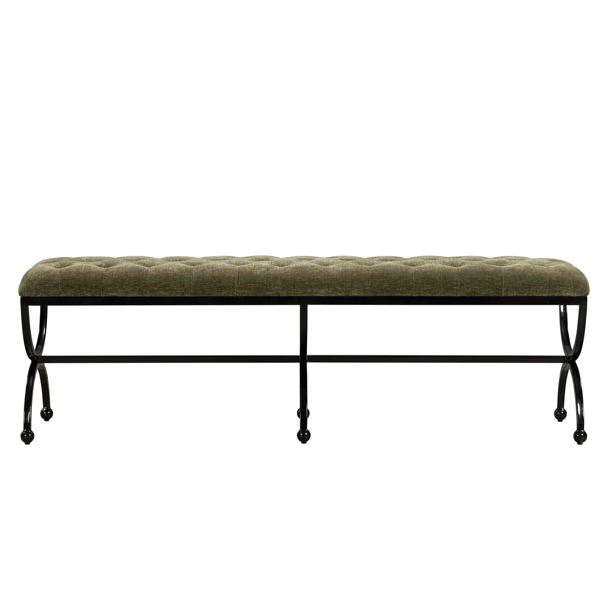 Gallery Long Bench, Jet Black
