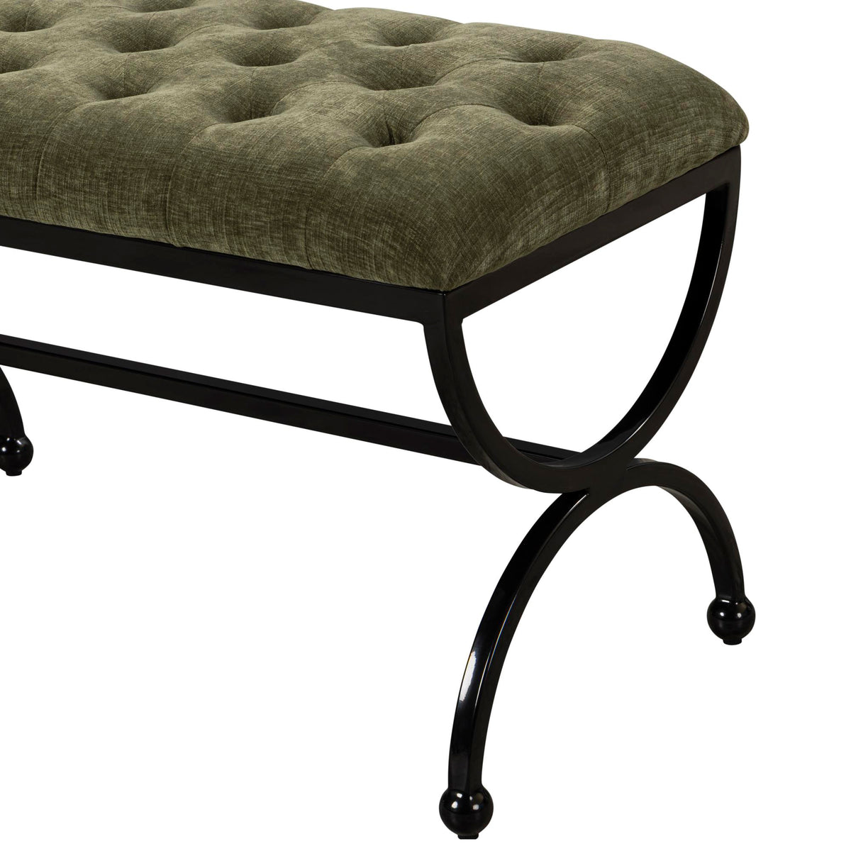 Gallery Long Bench, Jet Black