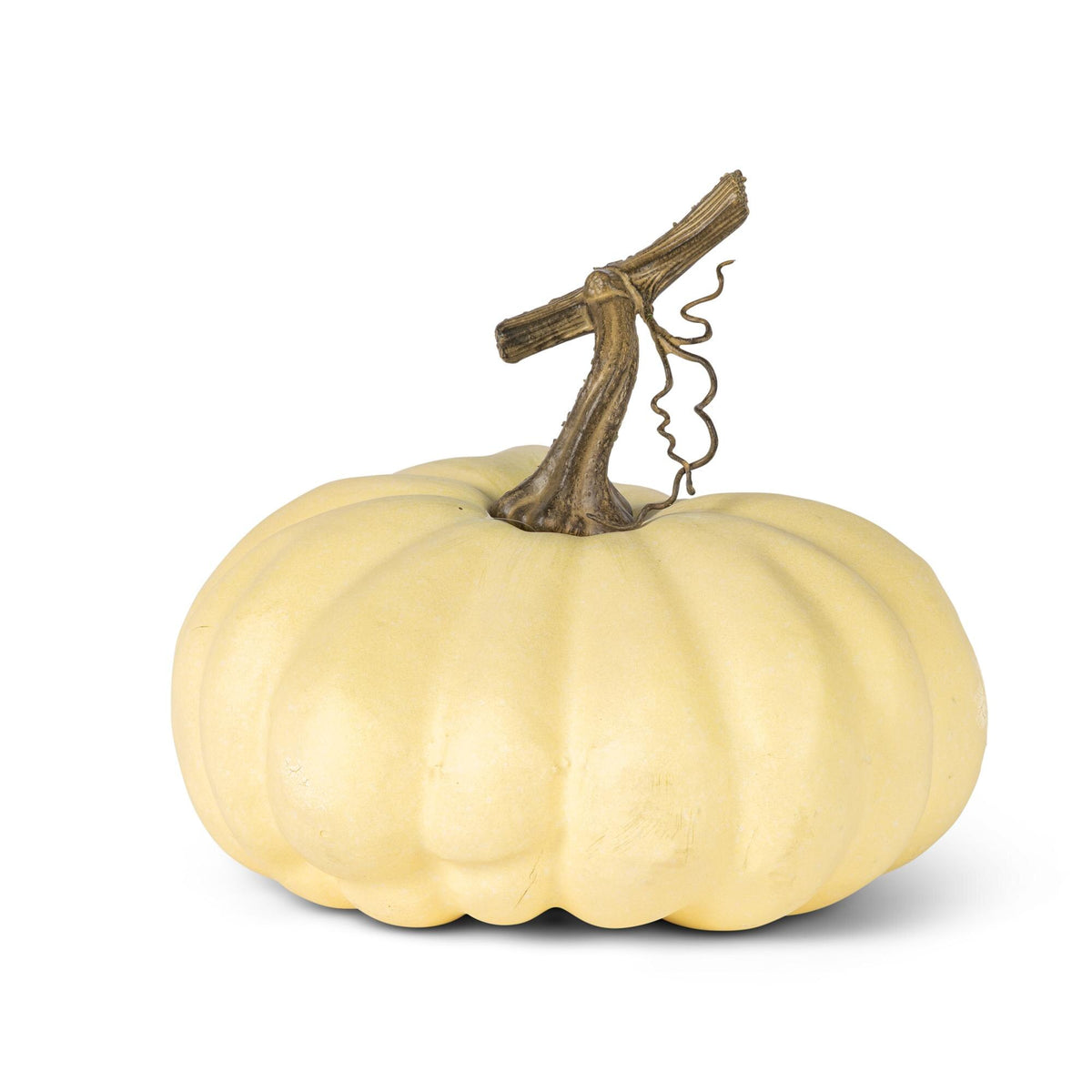 Cream Pumpkin, 8.5"L