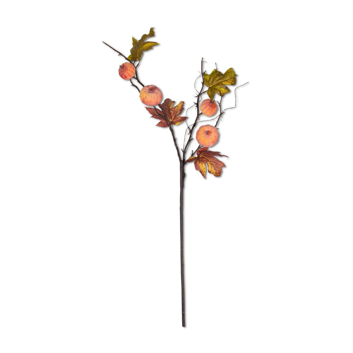 Orange Pumpkin Spray, 33.86"L