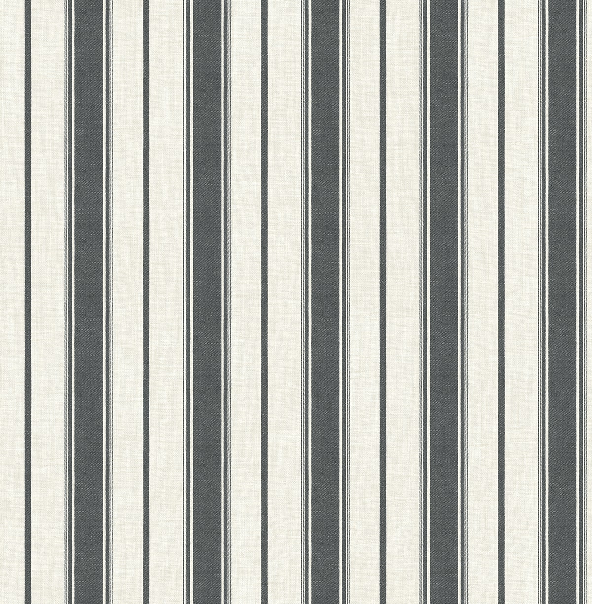 French Country Eliott Linen Stripe Unpasted Wallpaper