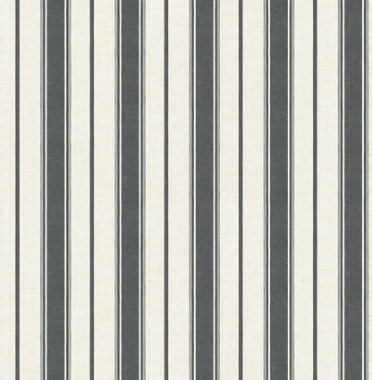 French Country Eliott Linen Stripe Unpasted Wallpaper
