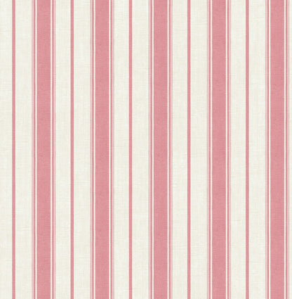 French Country Eliott Linen Stripe Unpasted Wallpaper
