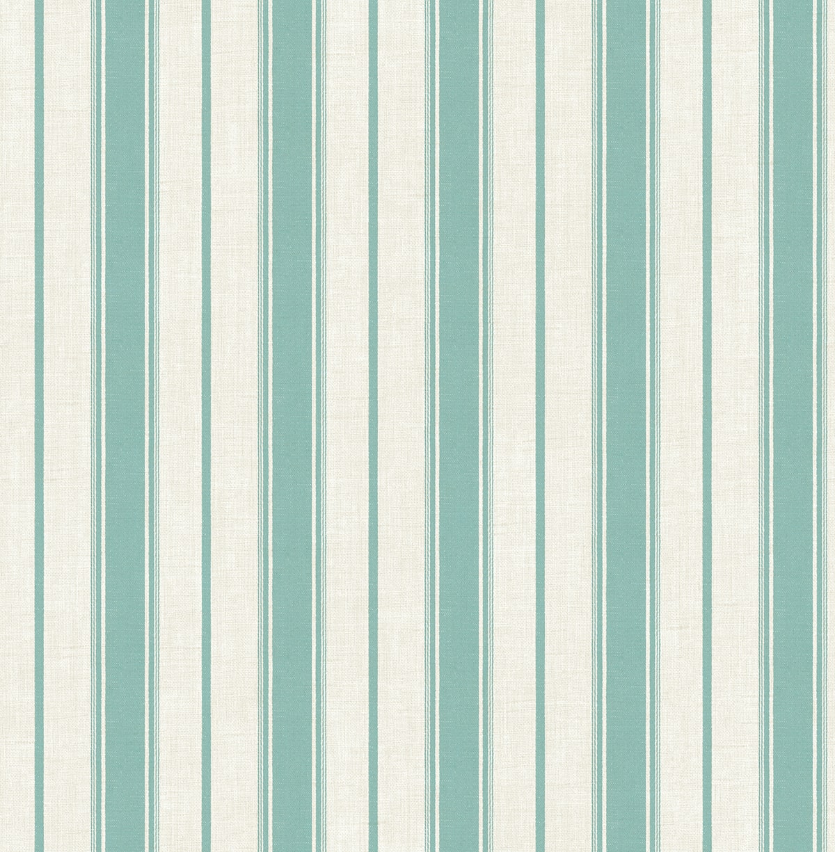French Country Eliott Linen Stripe Unpasted Wallpaper