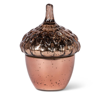 Copper Mercury Glass Holder, 5.75"H