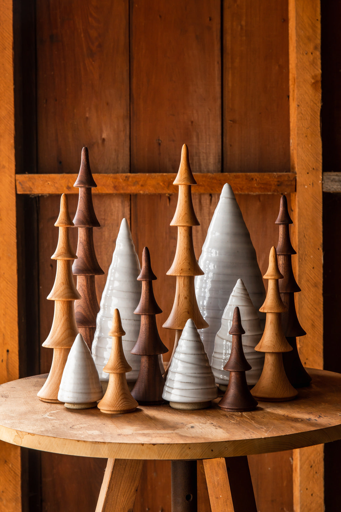 Crafted Brown Woodland Tree - Fir