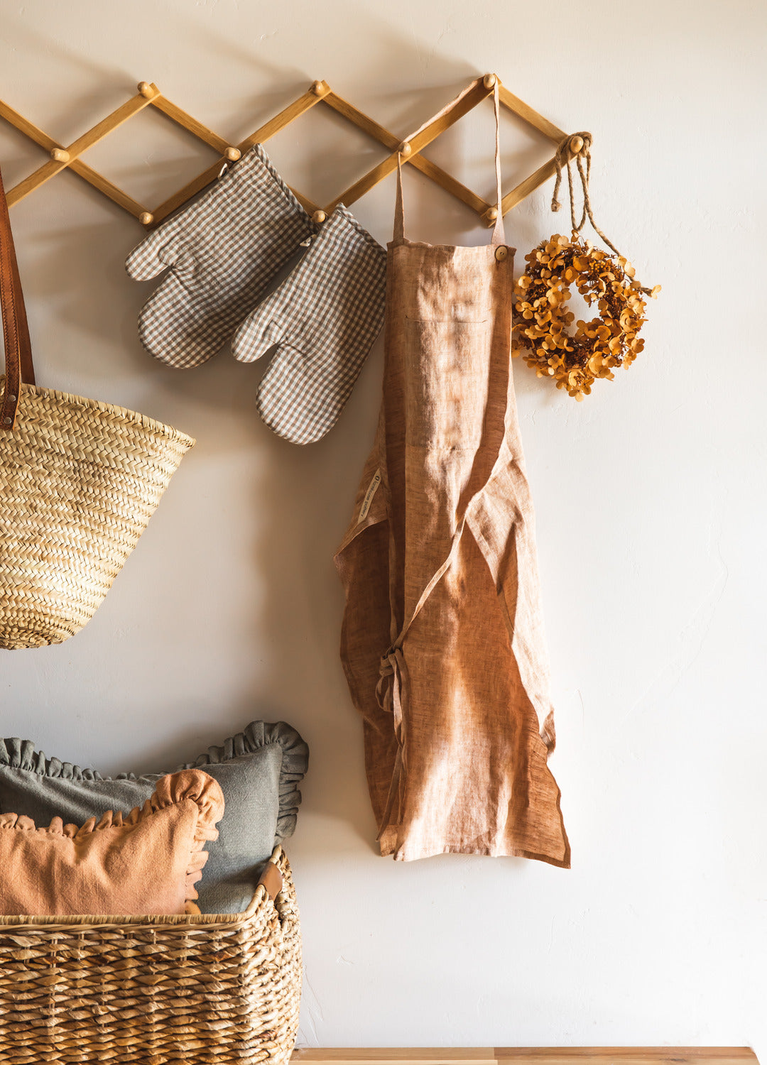Washed Linen Apron