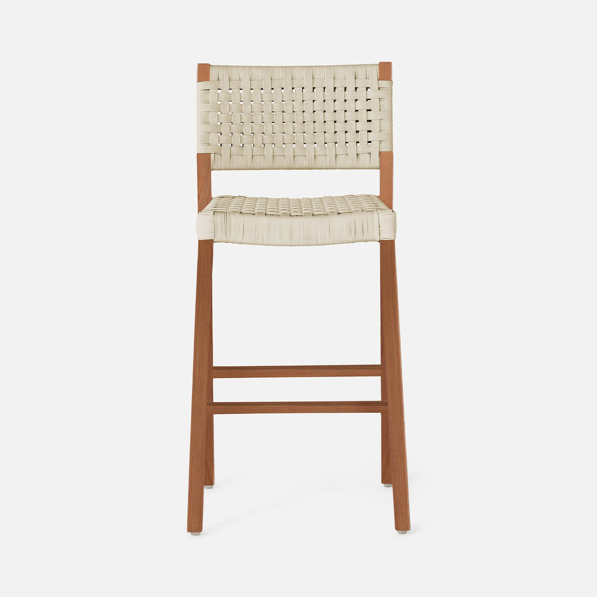 Sand Faux Wicker/Rustic Teak