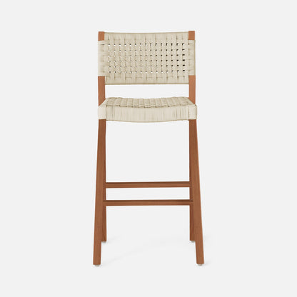 Sand Faux Wicker/Rustic Teak