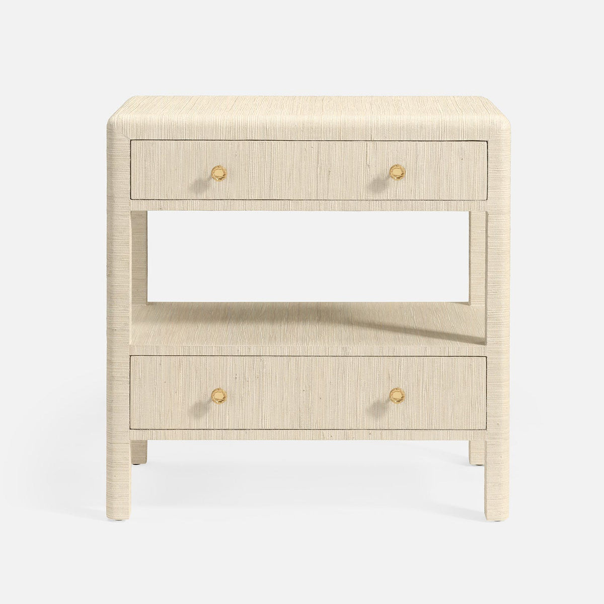 Parson Nightstand – Natural White Hemp
