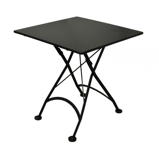 Five Piece Dining Set with 28" Square Steel Table and Four 5508 Folding Chairs