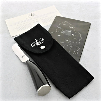 Forge de Laguiole Black Horn Tip Butter Knife