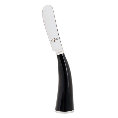 Forge de Laguiole Black Horn Tip Butter Knife