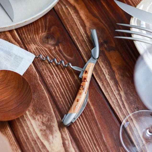 Forge de Laguiole Corkscrew Juniper Handle - Satin