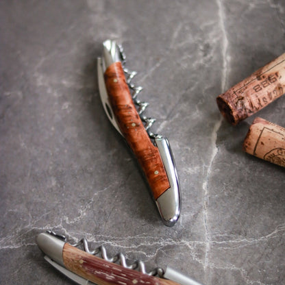 Forge de Laguiole Corkscrew Thuya Burl - Shiny