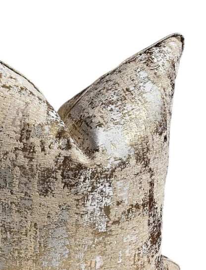 SILVER SANDS GOLD THROW PILLOW