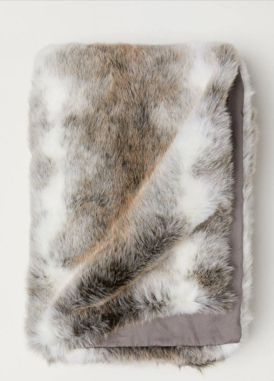 Sierra Luxe Faux Fur Throws