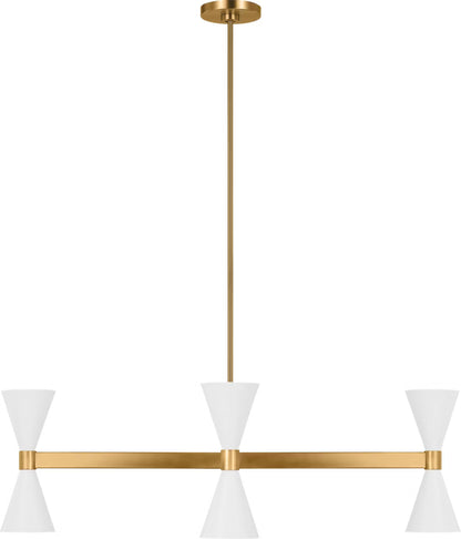 Albertine Linear Chandelier by AERIN