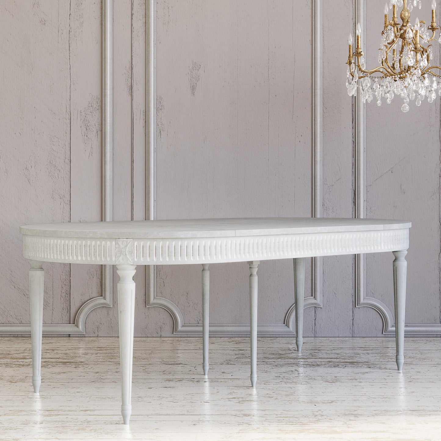 Gustavian Dining Table (Extendable)