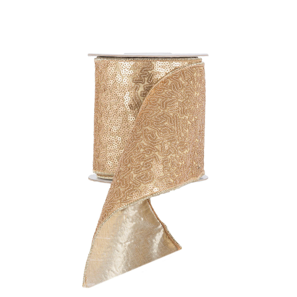 Bronze Sequins Ribbon