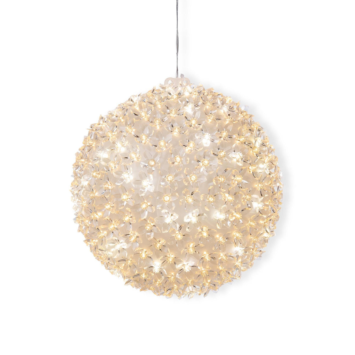 Lit Floral Sphere, Large