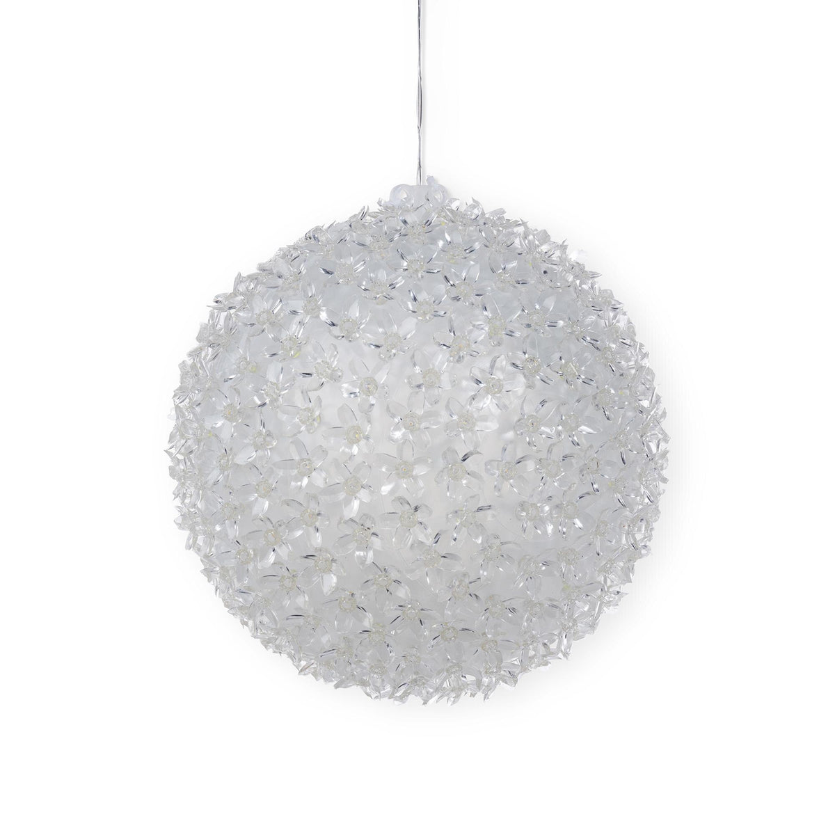 Lit Floral Sphere, Large