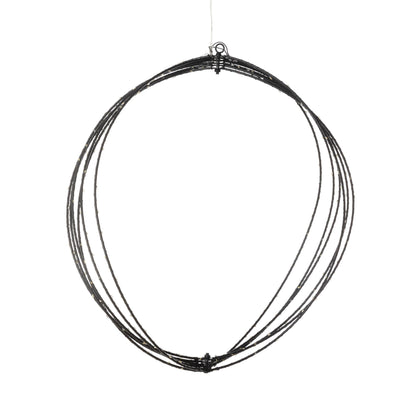 Twinkle Lit Sphere, Black, Large