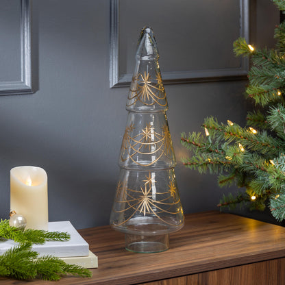 Vintage Etched Tree, Large