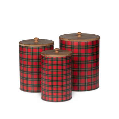 Heritage Holiday Canister, Set of 3