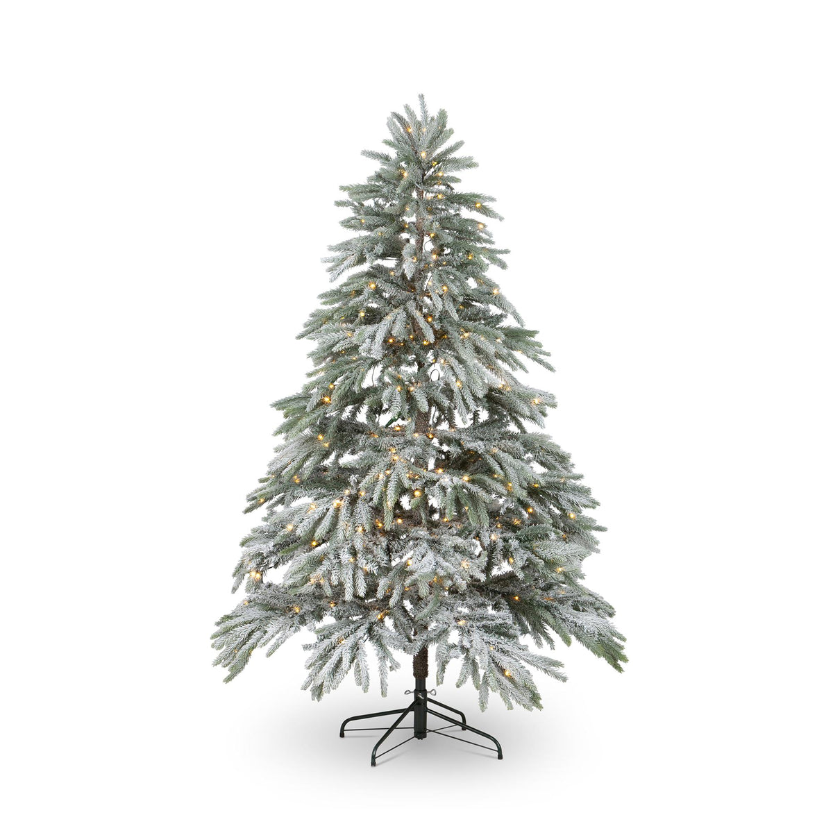 Flocked Down Swept Tree, 6'