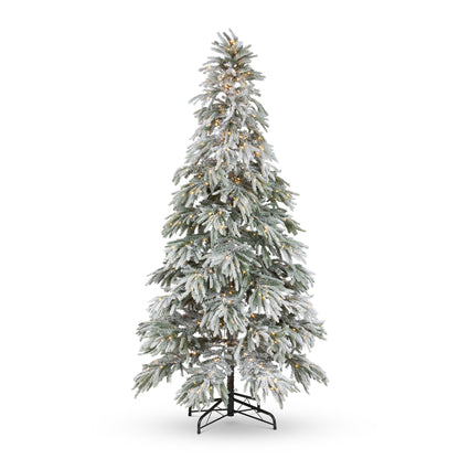 Flocked Down Swept Tree, 9'