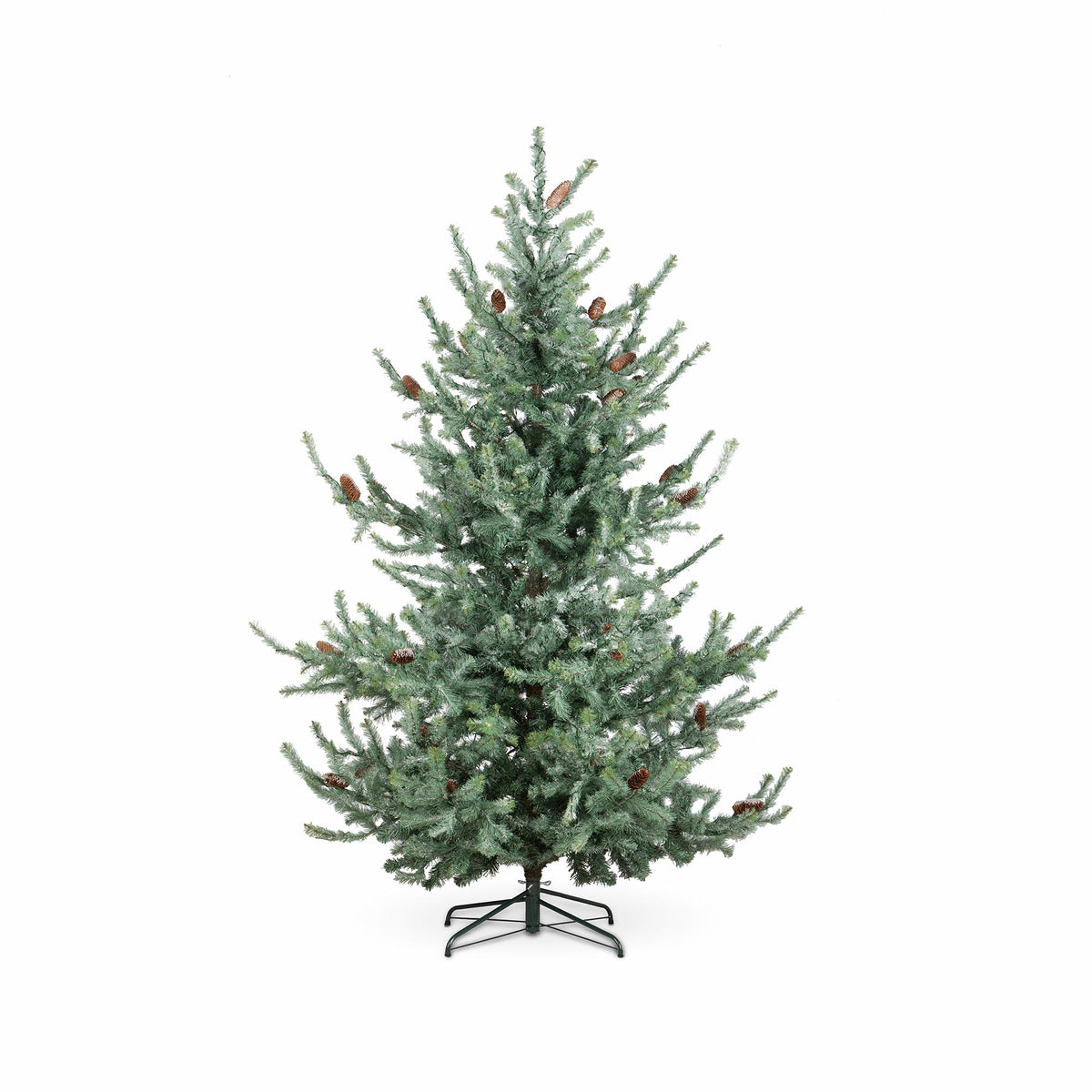 7.5' Iced Blue Spruce Tree with Micro Lights