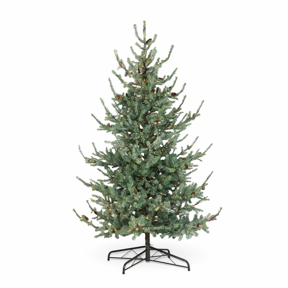 9' Iced Blue Spruce Tree with Micro Light