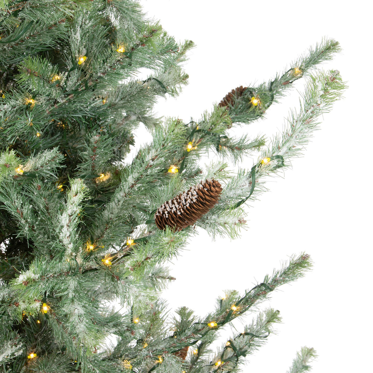 9' Iced Blue Spruce Tree with Micro Light