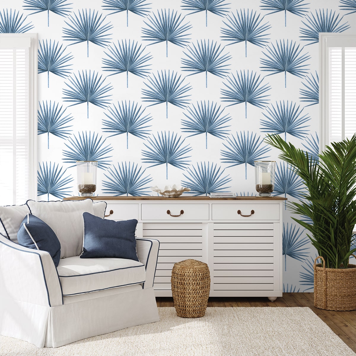 Pacific Palm Peel and Stick Removable Wallpaper