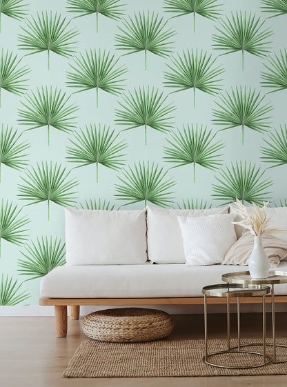 Pacific Palm Peel and Stick Removable Wallpaper