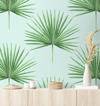 Pacific Palm Peel and Stick Removable Wallpaper