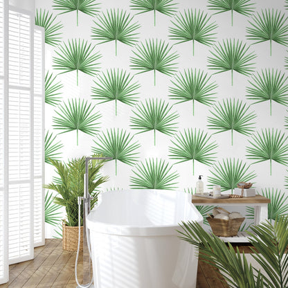 Pacific Palm Peel and Stick Removable Wallpaper