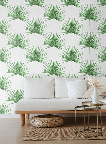 Pacific Palm Peel and Stick Removable Wallpaper
