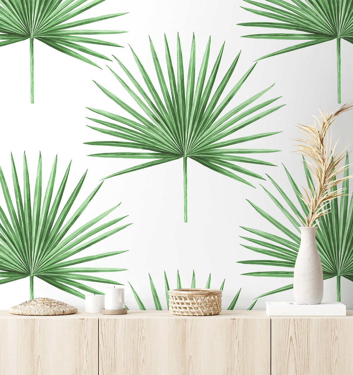 Pacific Palm Peel and Stick Removable Wallpaper