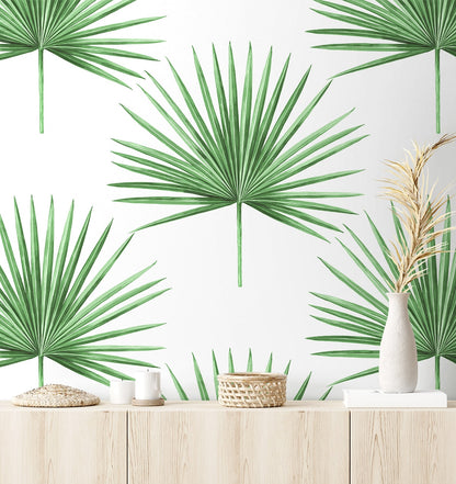 Pacific Palm Peel and Stick Removable Wallpaper