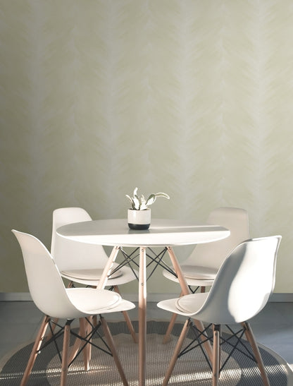 Washed Chevron Abstract Peel and Stick Removable Wallpaper