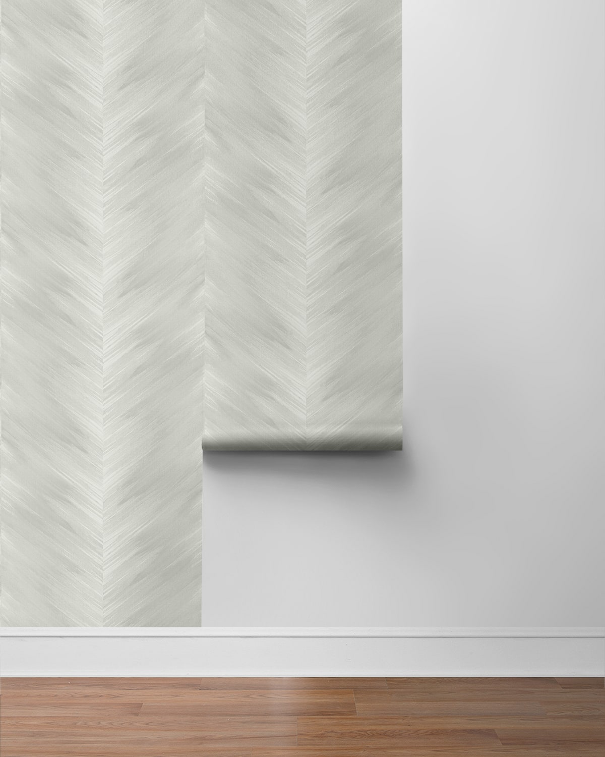 Washed Chevron Abstract Peel and Stick Removable Wallpaper