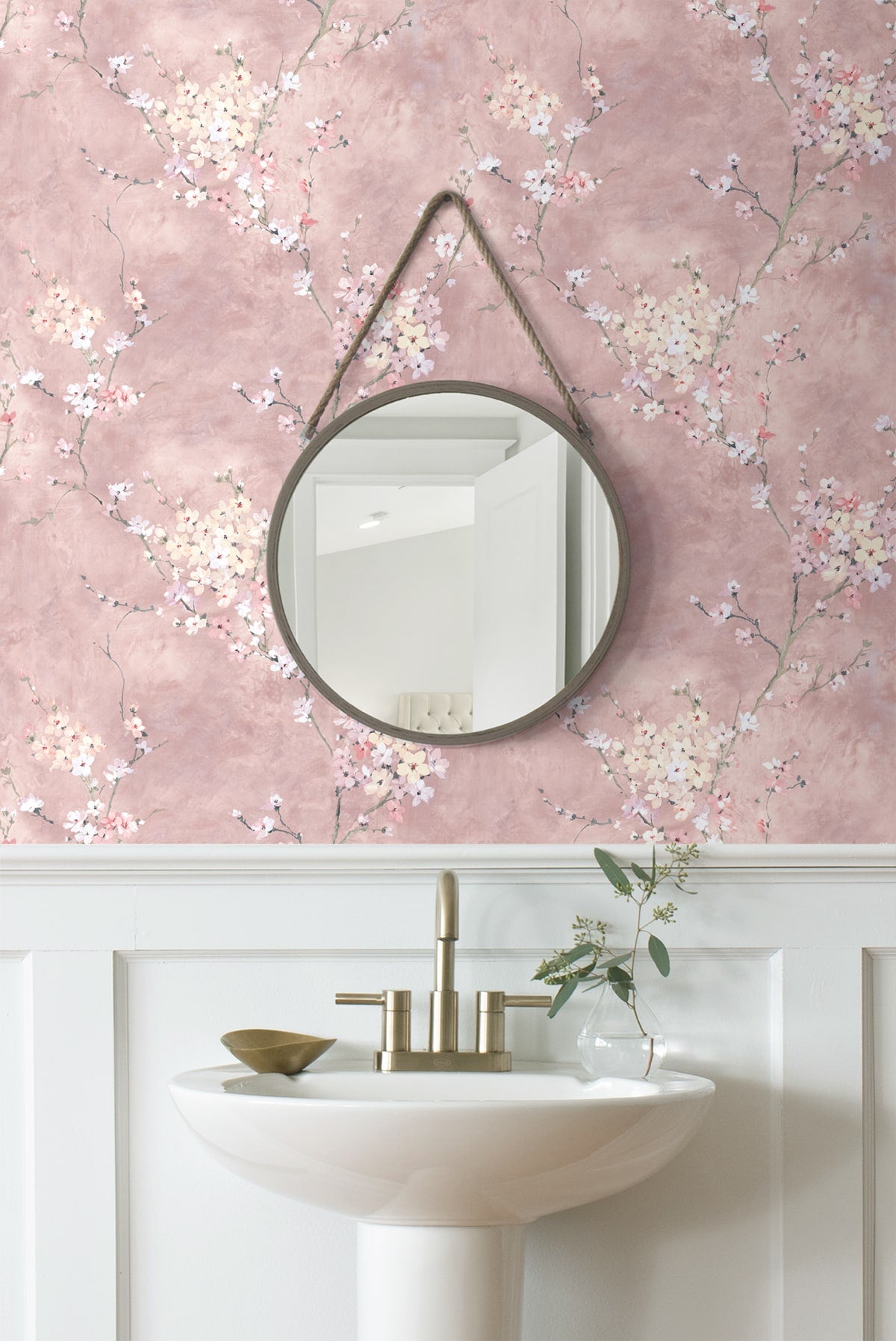 Floral Blossom Peel and Stick Removable Wallpaper