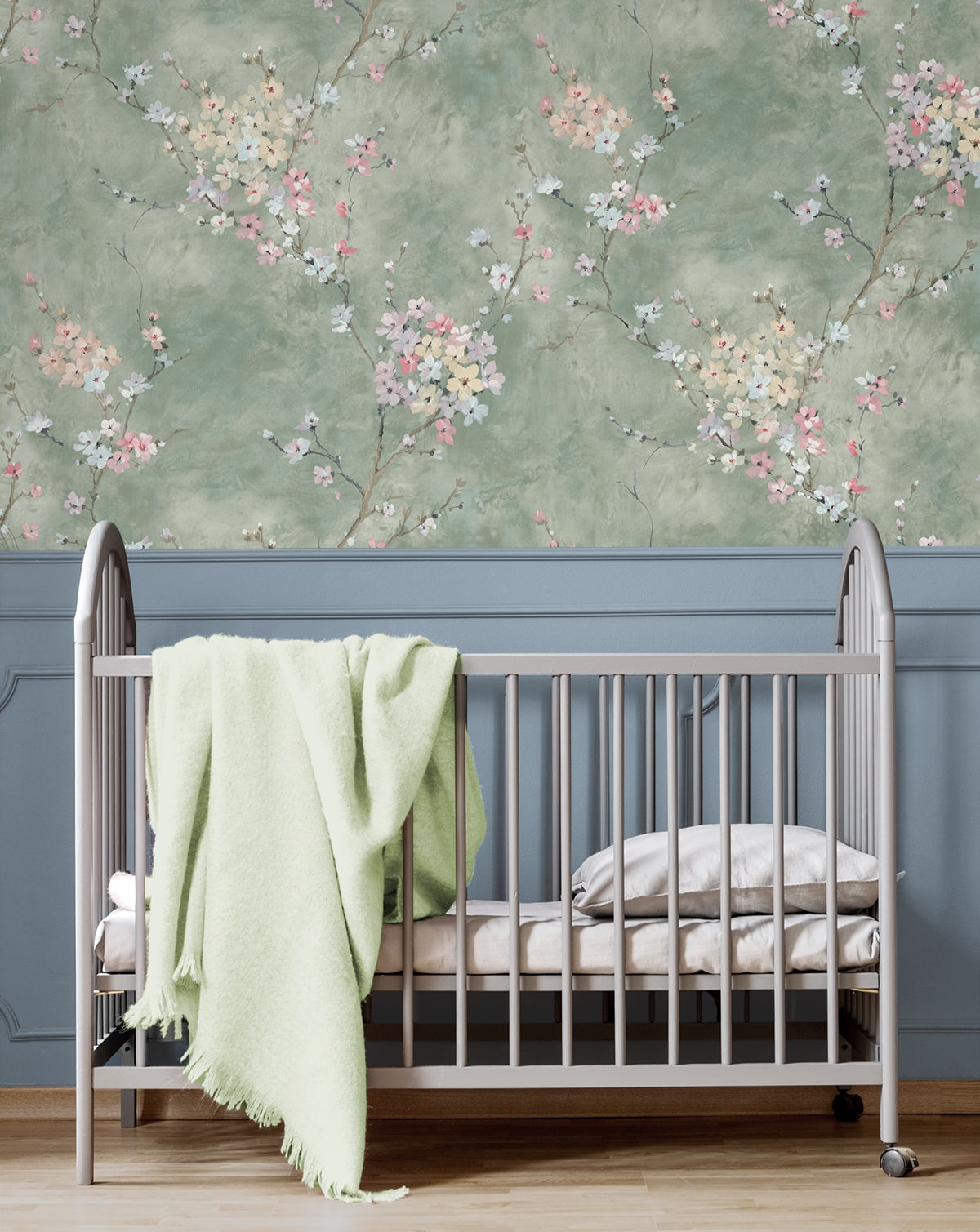 Floral Blossom Peel and Stick Removable Wallpaper