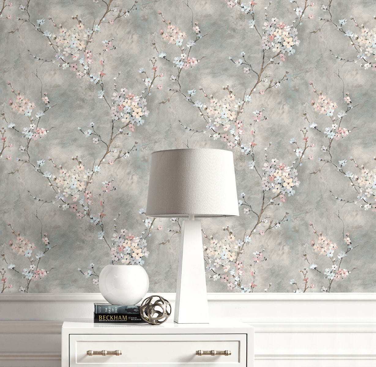 Floral Blossom Peel and Stick Removable Wallpaper