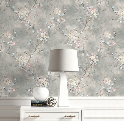 Floral Blossom Peel and Stick Removable Wallpaper